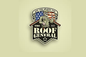 do patches badges stickers, military, army skull logo design