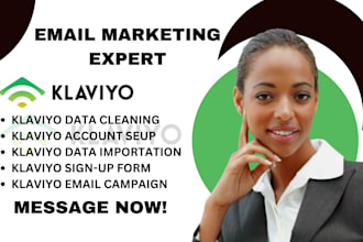 setup klaviyo email marketing flow, email subscriber list klaviyo email template