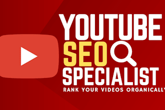 be your youtube video SEO specialist for fast video ranking