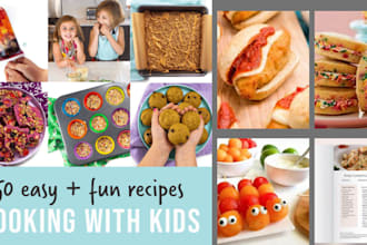 be your kid cookbook ghostwriter, cookbook editor format recipe and cover design