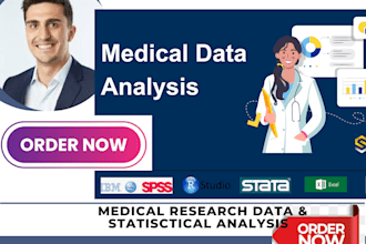 do medical research data analysis and statistical analysis using spss