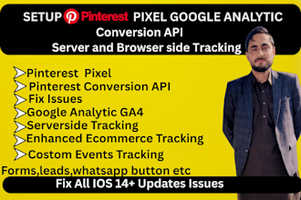 set up pinterest conversion API, tag, and ecommerce tracking with GTM