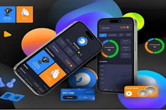 do ui ux design for your mobile app telegram mini app telegram mini game