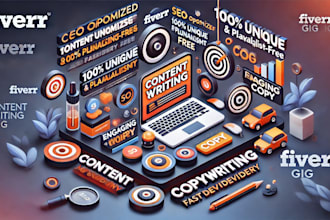 write engaging seo optimized content and copywriting
