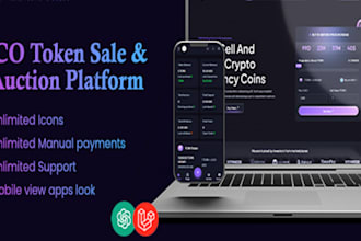 create ico website with smart contract and metamask intregation