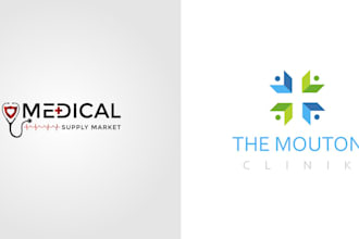 do custom dental healthcare medical logo design