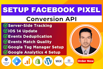 fix or setup meta facebook pixel conversion API ios 14update serverside tracking