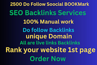 high authority do follow google indexed social bookmarking