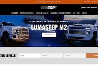 design 7figure auto parts website car parts shopify store wheel tyre website