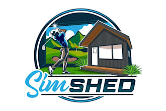 design good looking golf logo