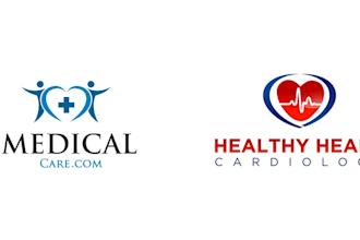 unique dental hospital medical logo design 24 hours