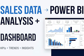 create a power bi sales dashboard and analyze your data