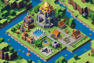 build an amazing custom minecraft structure for you