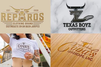 design western, cattle brand, ranch style, and letter mark logo