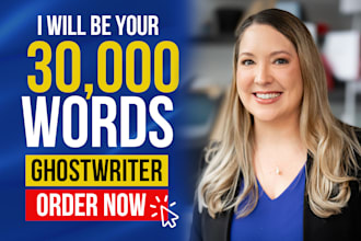 30k ebook writer non fiction ebook ghostwriter KDP book writer ghost book writer