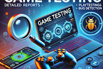 professionally test your game and provide detailed feedback