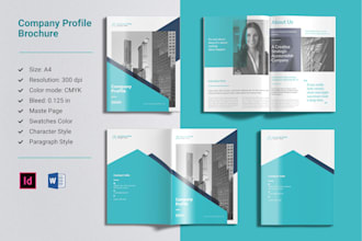 design business brochure and company profile