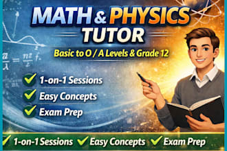 tutor you mathematics and physics
