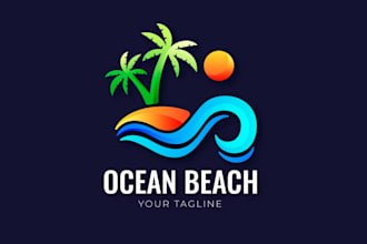 create a premium travel logo with unlimited revisions