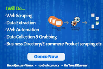 do website scraping data scraping, web scraper, data extraction from any website