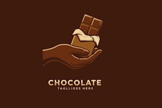 design a candy, chocolate, sweet, bakery or food logo