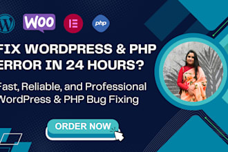 fix wordpress errors, debug PHP issues, and optimize your website
