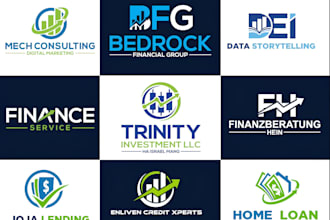 design credit repair accounting, business consulting and financial logo