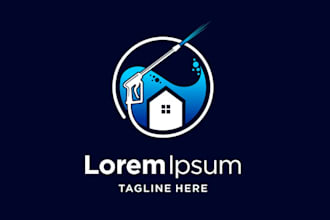 make home clean service logo for your business