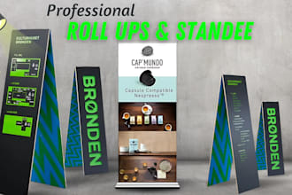 do professional banner roll up, retractable, billboards, backdrops, and signage