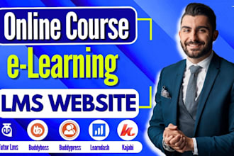 build lms website learndash elearning tutor lms wordpress learndash buddyboss