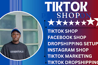 setup tiktok dropshipping shop fb ig meta shop tiktok shop marketing
