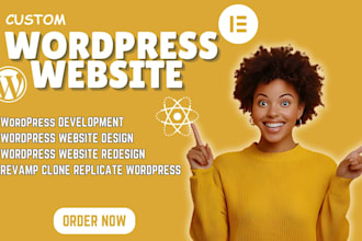 design, redesign, build, rebuild, clone, wordpress design, website development