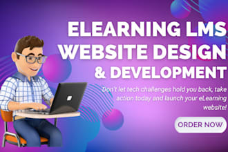 design, redesign, build elearning lms wordpress website