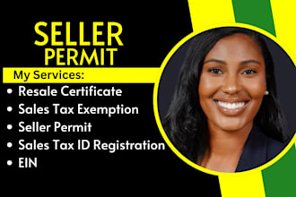 do seller permit, sales tax id, resale certificate for any USA state