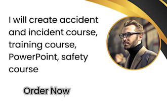 create accident and incident course training course, powerpoint safety manual