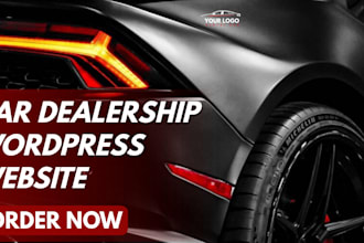 redesign fast car dealership wordpress website  with online booking system asap