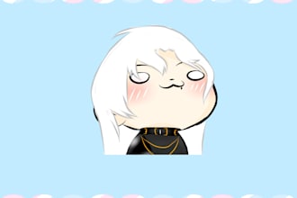 create custom cute chibi twitch emotes for your stream