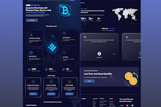 design meme coin landing page, crypto website,meme coin website, presale website