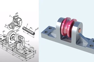 create cad models, technical drawings, 3d printer files