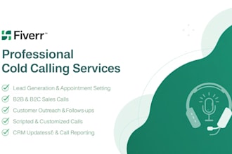 handle cold calling for US, UK, and au markets