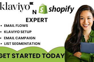 be klaviyo shopify account manger expert setup campaign flows sms marketing