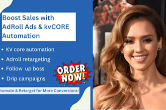 set up adroll campaign and kvcore automation for real estate