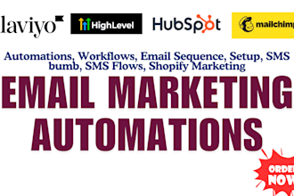 design set up your email marketing campaign automation workflow landing page