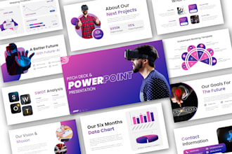 design pitch deck investor deck powerpoint presentation