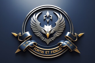 design custom military, tactical, army badge, patch, and emblem logo