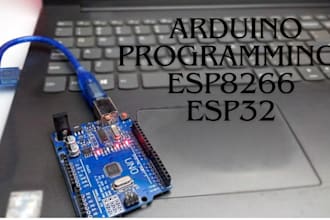 do arduino programming, esp8266, esp32 programming and schematic diagrams