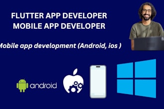 mobile app development, flutter app development ,android ios app development