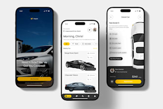 develop ai car rental app, taxi booking app, carpooling app