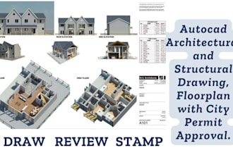 stamp architectural engineer structural fire alarm sprinkler mep permit drawing