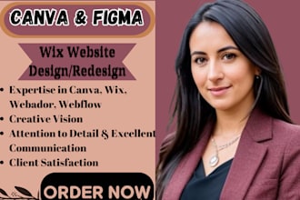 redesign or migrate your canva website to wix webador webflow weebly or duda